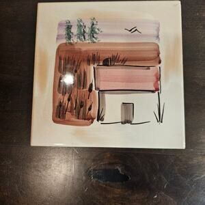 Cristina Fortini Signed Hand Painted Tiles - 3